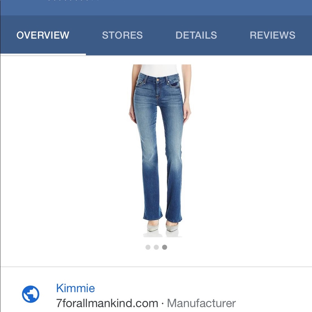 7 for all mankind Kimmie jeans - Picture 4 of 7